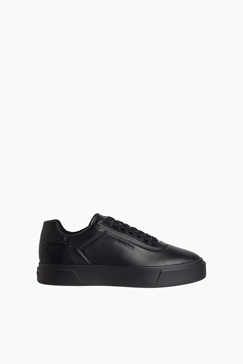 Calvin Klein Erkek Basket Cupsole Oxf Laceup Hf Lth Ayakkabı YM0YM014520GJ