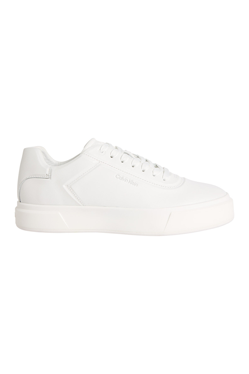 Calvin Klein Erkek Basket Cupsole Oxf Laceup Hf Lth Ayakkabı YM0YM014520K4