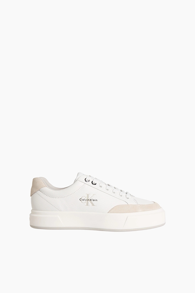 Calvin Klein Jeans Kadın Basket Cupsole Laceup Lth Mix Ayakkabı YW0YW020230K7