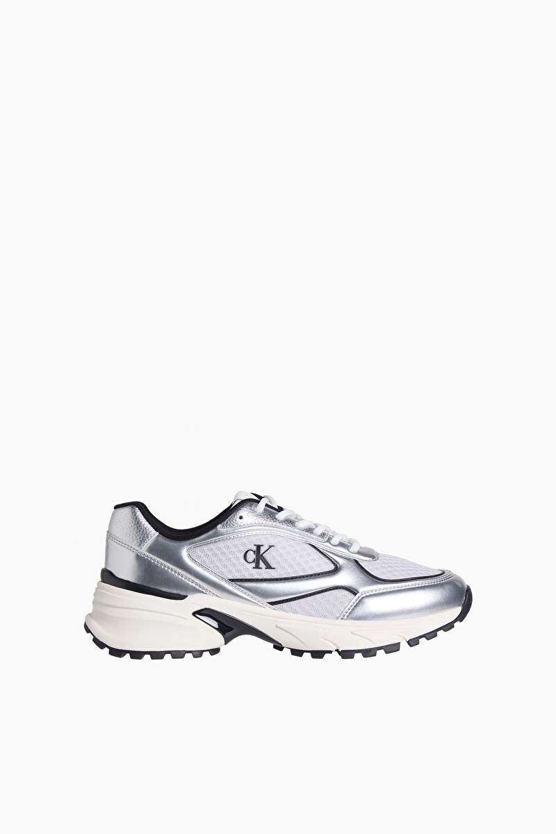 Calvin Klein Jeans Erkek Hike Runner Laceup Mesh Mix Met Ayakkabı YM0YM014020IX