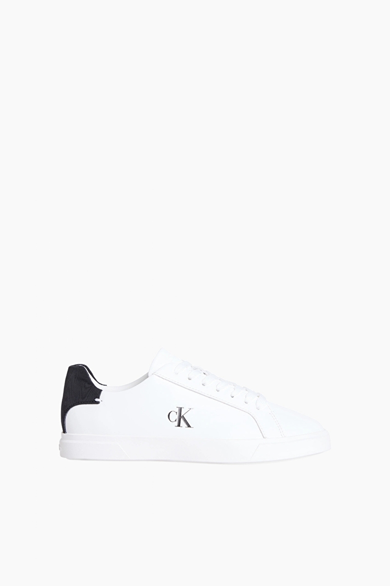 Calvin Klein Kadın Low Pro Cupsole Laceup Lth Moire Ayakkabı HW0HW0284501W