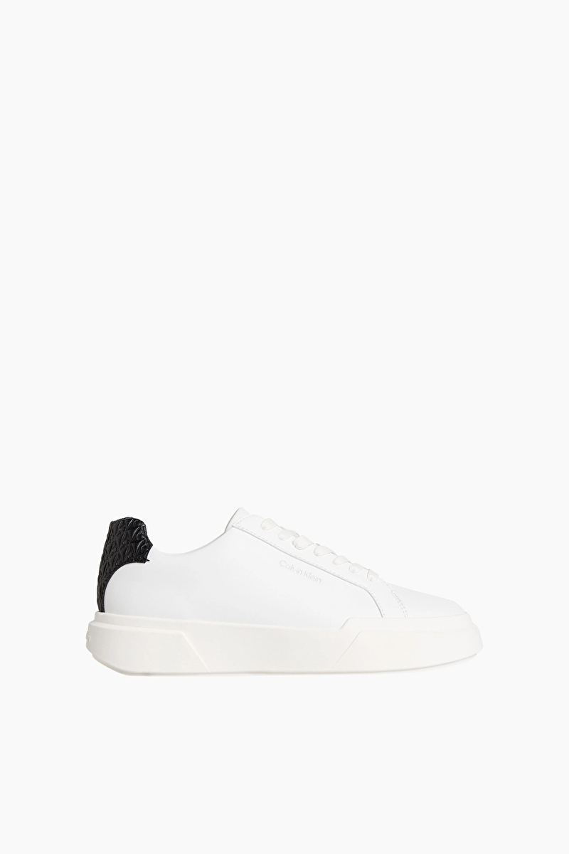 Calvin Klein Jeans Kadın Chunky Cupsole Laceup Lth Bt Aop Wn Ayakkabı YW0YW0203601W