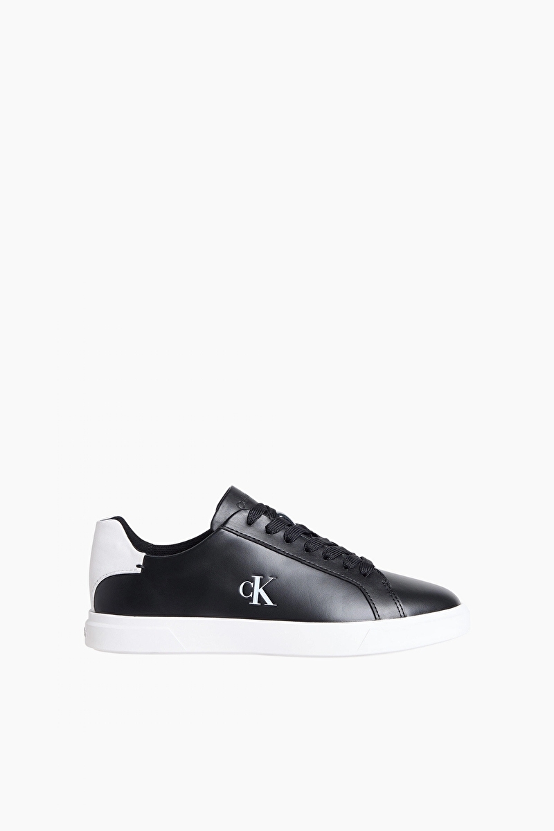 Calvin Klein Kadın Low Pro Cupsole Laceup Lth Moire Ayakkabı HW0HW028450GM