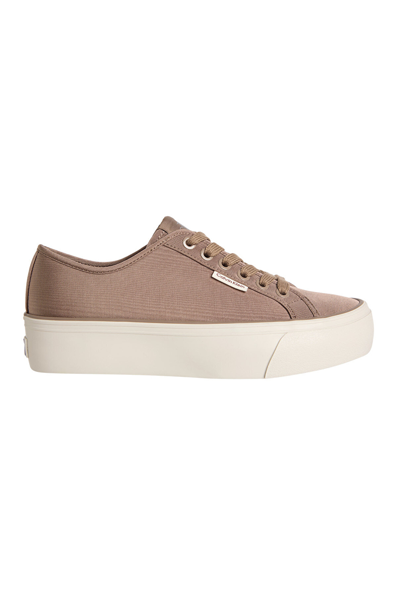 Calvin Klein Jeans Kadın Vulc Flatform Laceup Moire Ayakkabı YW0YW02012PBO