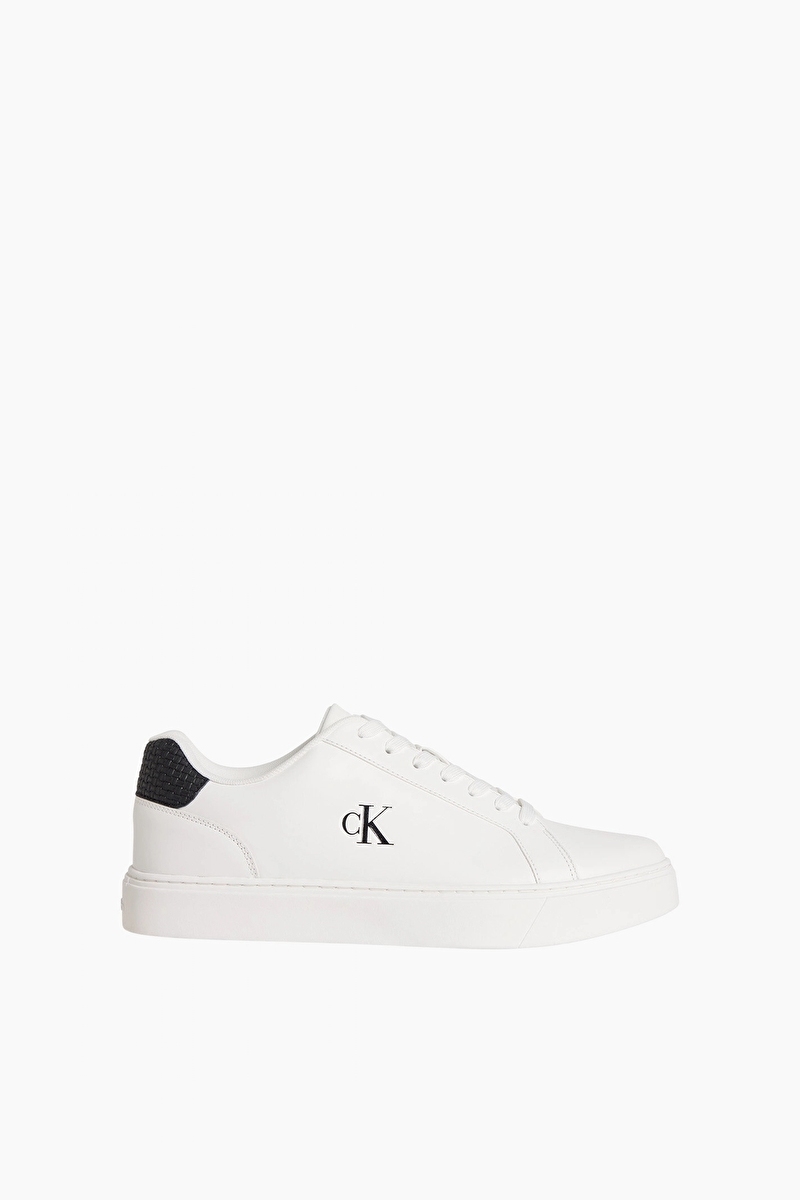 Calvin Klein Jeans Erkek Classic Cup Laceup Lth Bt Woven Ayakkabı YM0YM0144701W