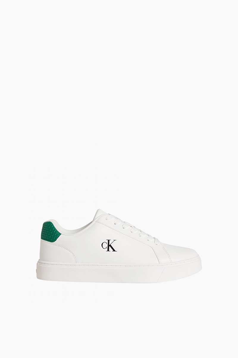 Calvin Klein Jeans Erkek Classic Cup Laceup Lth Bt Woven Ayakkabı YM0YM0144705O