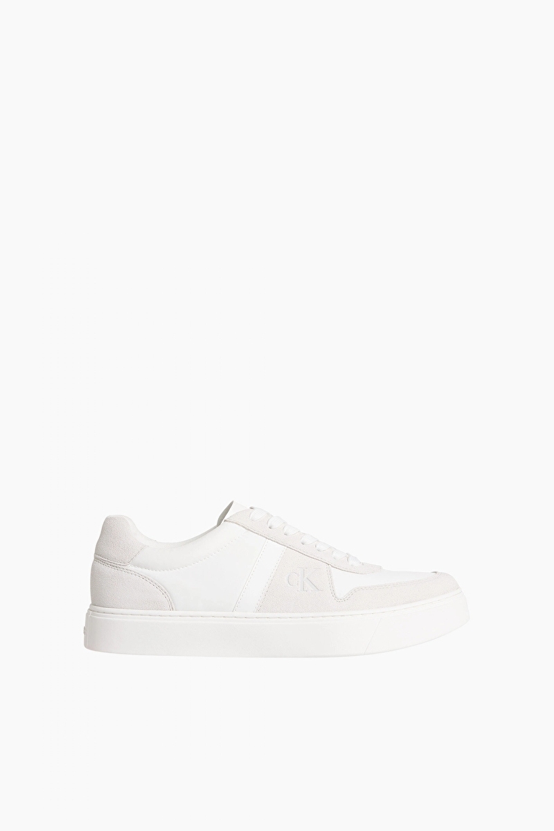 Calvin Klein Jeans Erkek Classic Cupsole Lace Mix Emb Tongue Ayakkabı YM0YM013950K4