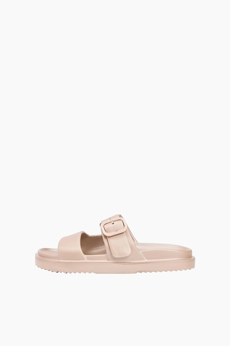 Tommy Hilfiger Kadın Double Strap Sandal Pearl Terlik FW0FW091140HT