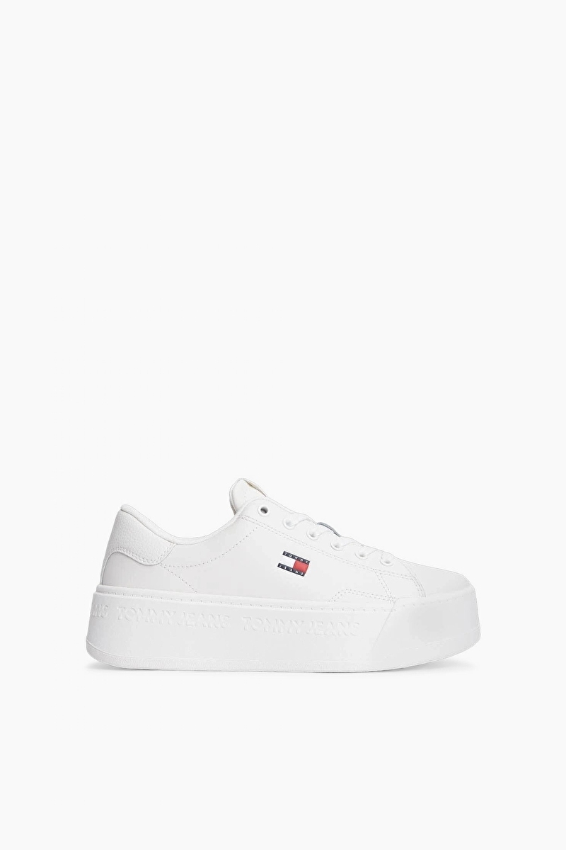 Tommy Jeans Kadın Platform Logo Sneaker Ayakkabı EN0EN02961YBL