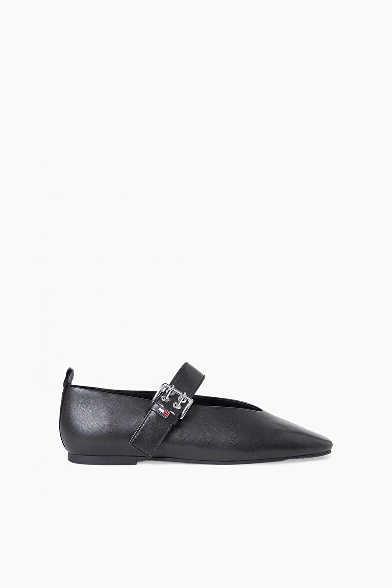 Tommy Jeans Kadın Ballerina Buckle Ayakkabı EN0EN03019BDS