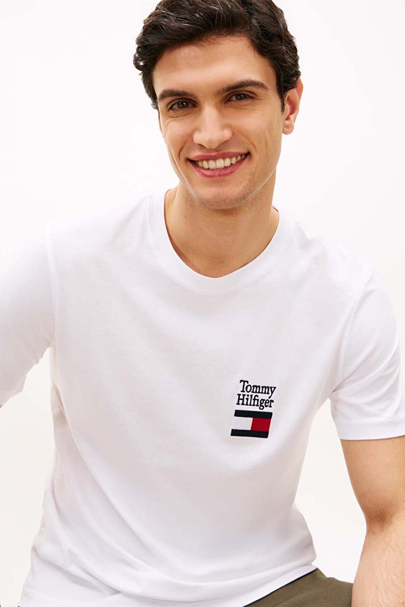 Tommy Hilfiger Erkek Tişört MW0MW42367