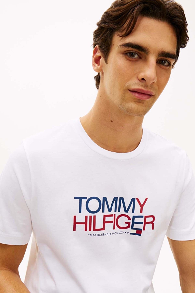 Tommy Hilfiger Erkek Tişört MW0MW42369