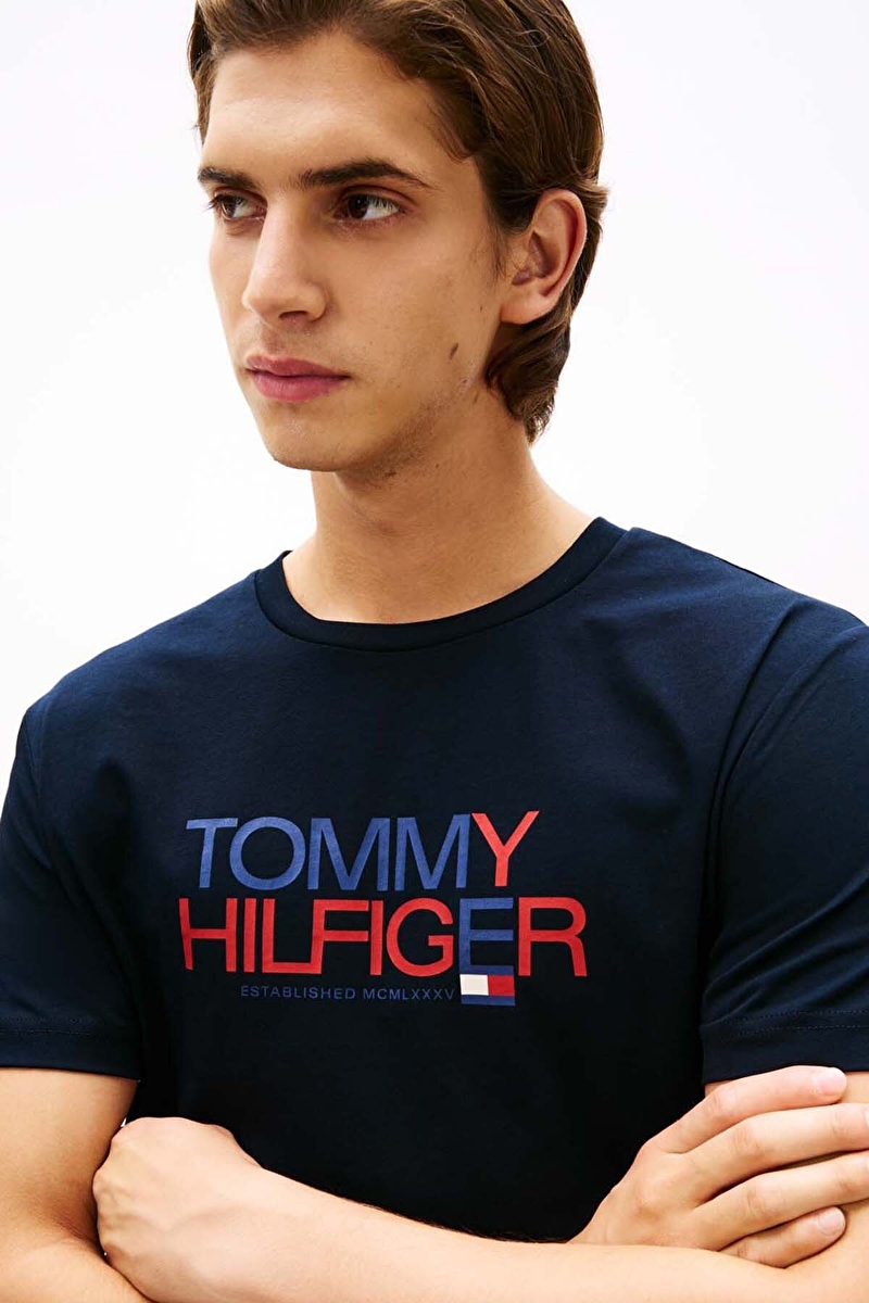 Tommy Hilfiger Erkek Tişört MW0MW42369