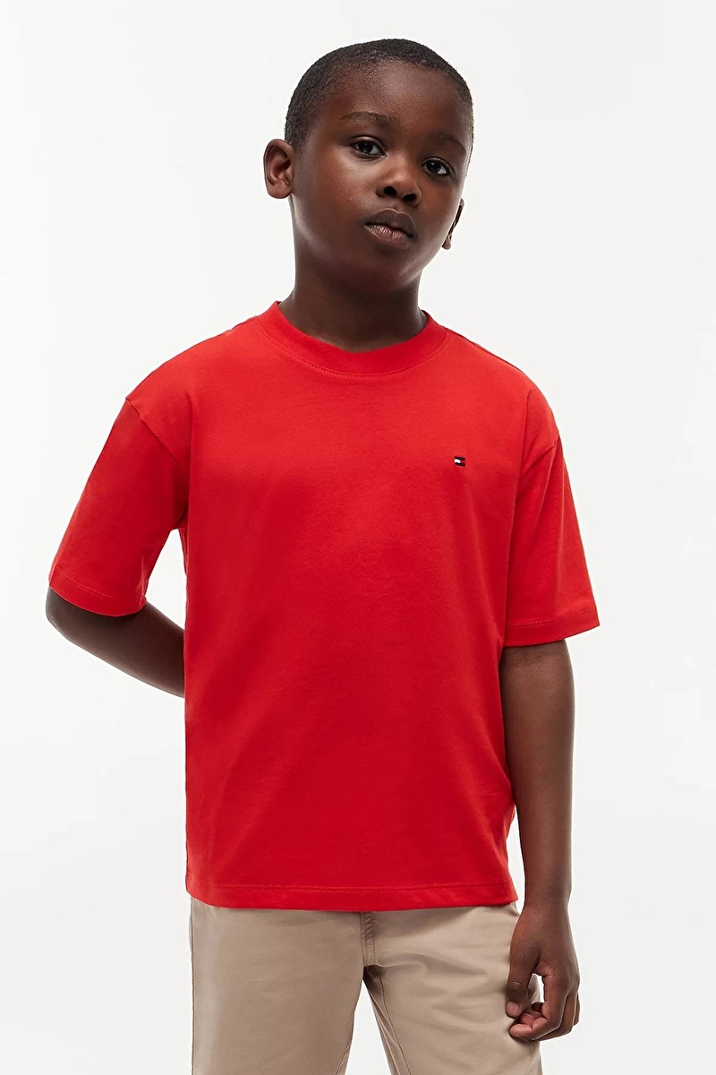 Tommy Hilfiger Erkek Çocuk Tişört KB0KB09646