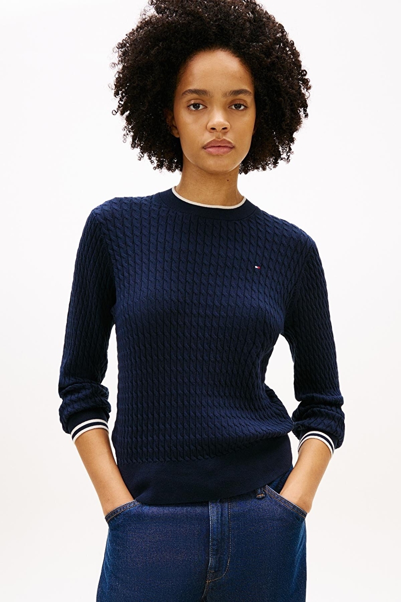 Tommy Hilfiger Kadın Kazak WW0WW44993