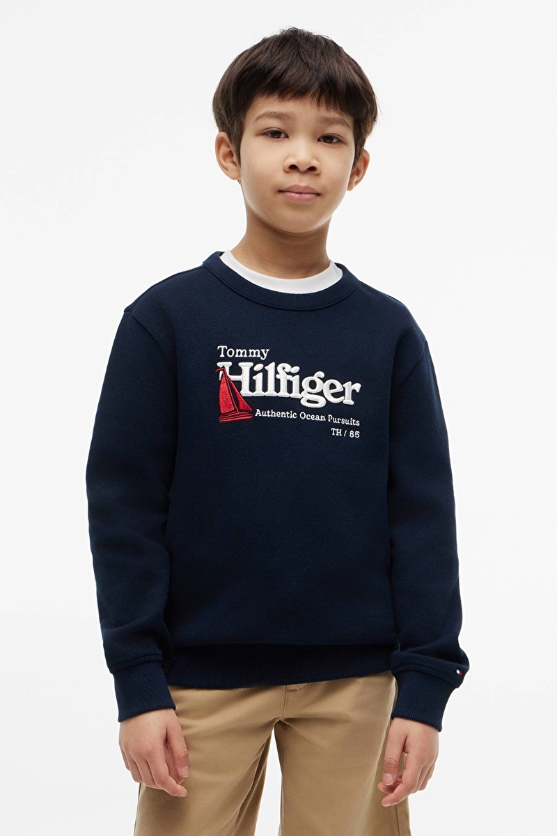 Tommy Hilfiger Erkek Çocuk Sweat KB0KB10506