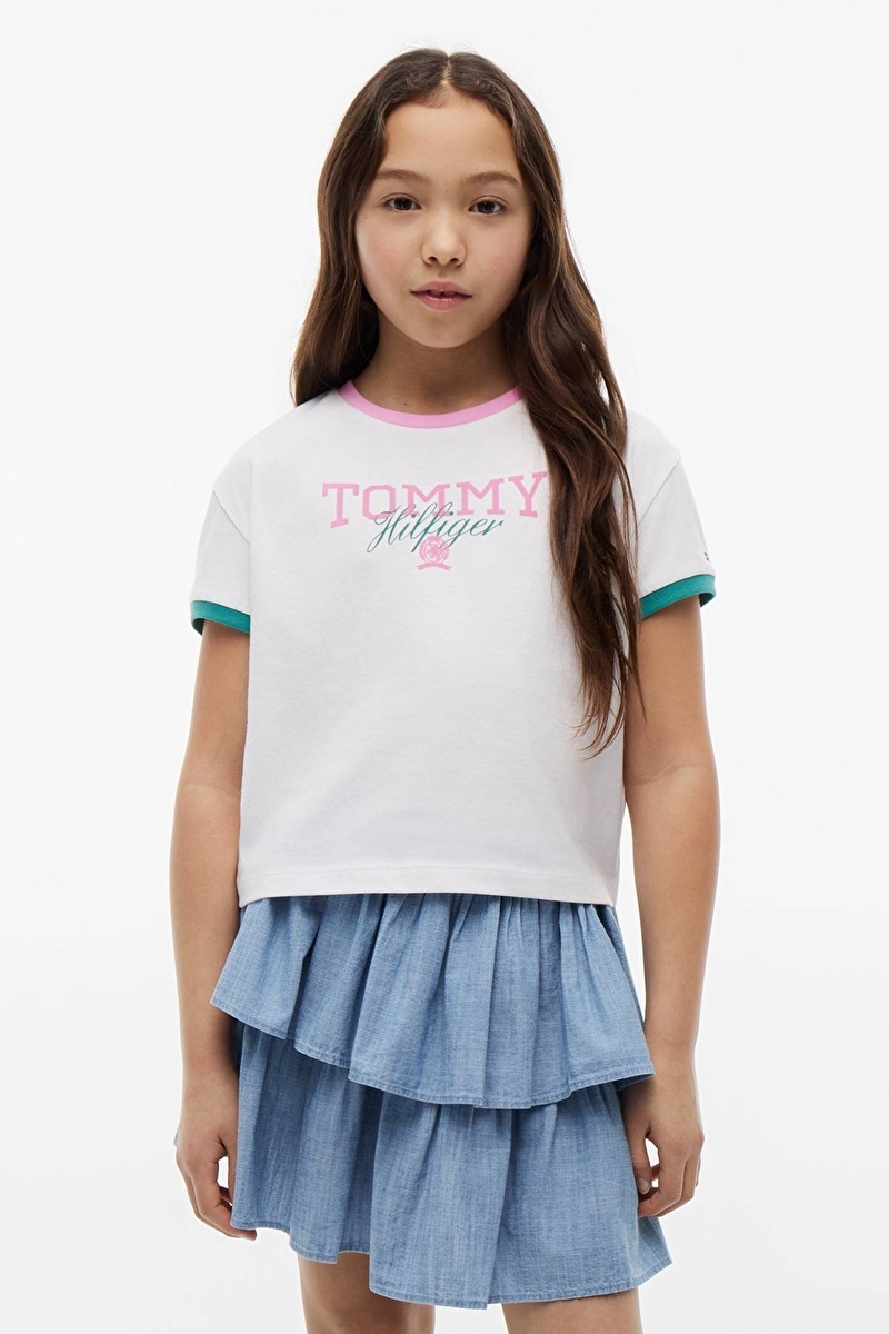 Tommy Hilfiger Kız Çocuk Tişört KG0KG09459