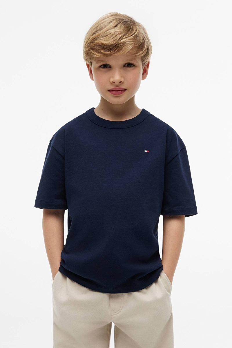 Tommy Hilfiger Erkek Çocuk Tişört KB0KB10515