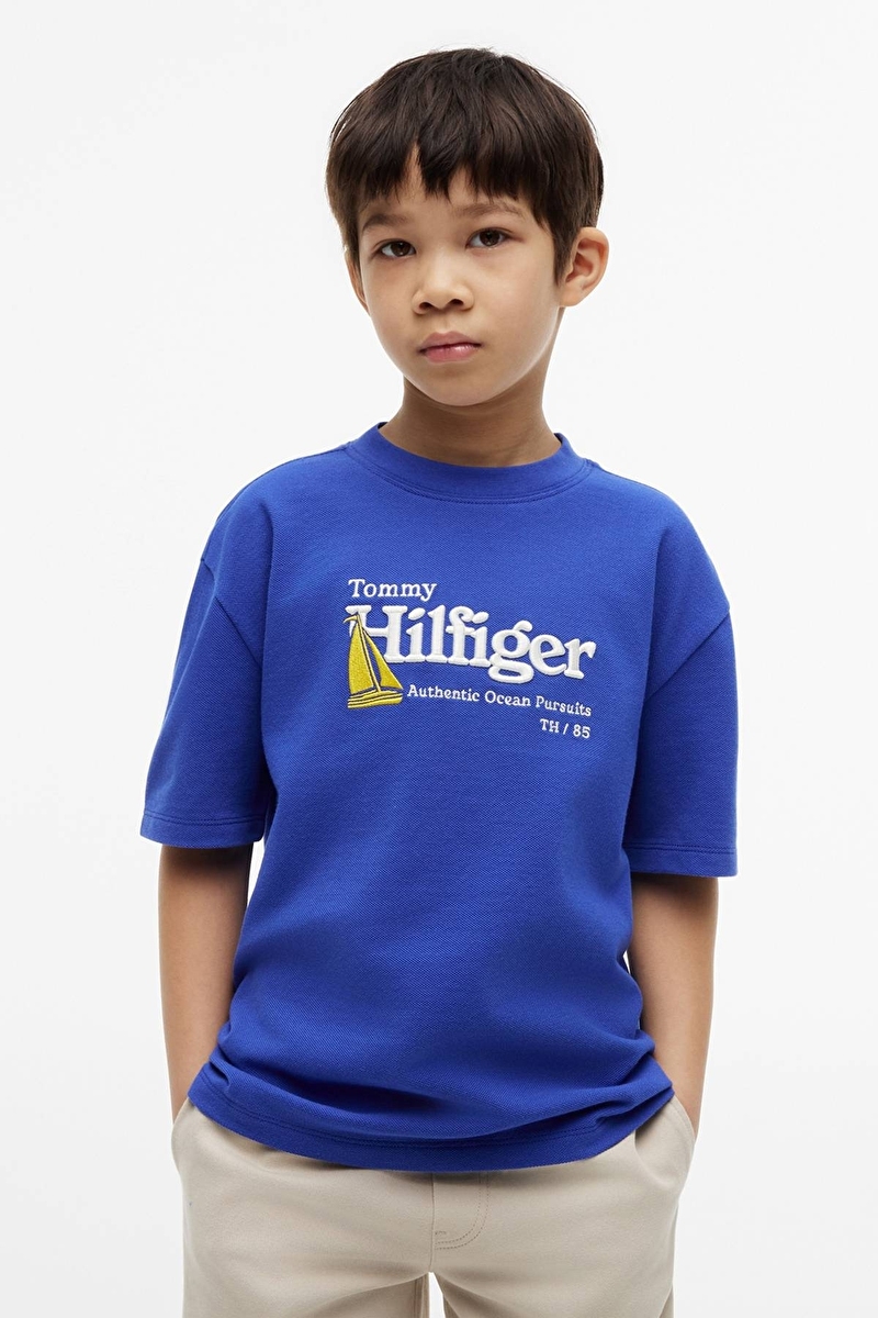Tommy Hilfiger Erkek Çocuk Tişört KB0KB10516
