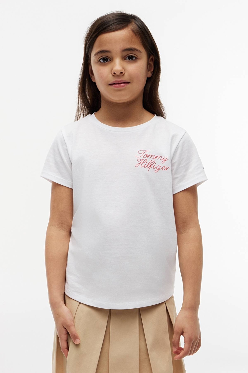 Tommy Hilfiger Kız Çocuk Tişört KG0KG09454