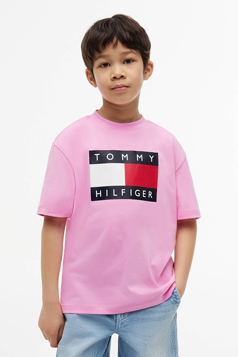 Tommy Hilfiger Erkek Çocuk Tişört KB0KB10340