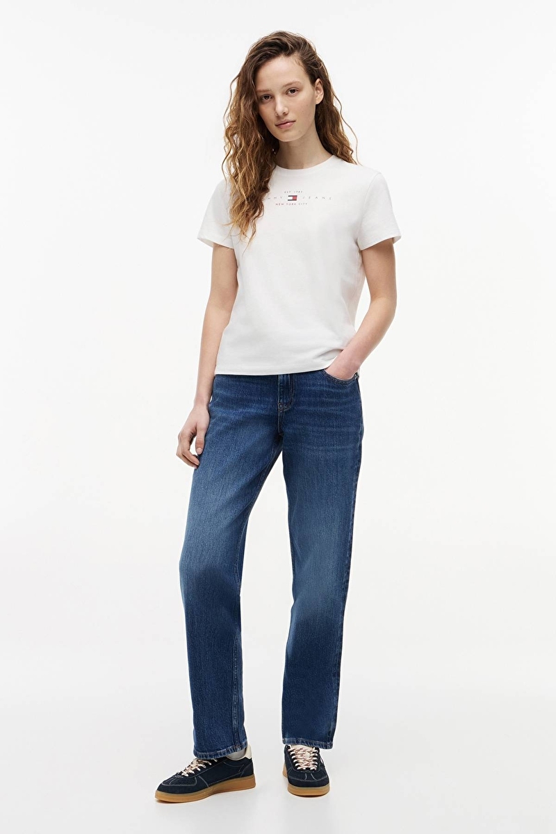 Tommy Jeans Kadın Tişört DW0DW22789