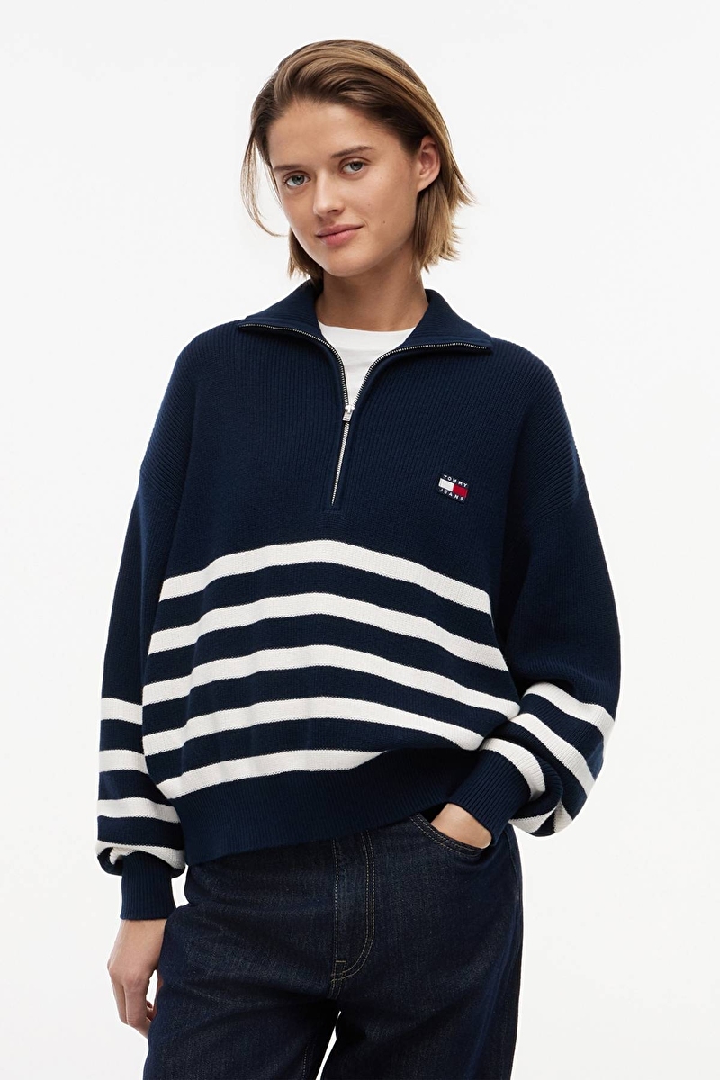 Tommy Jeans Kadın Kazak DW0DW22928