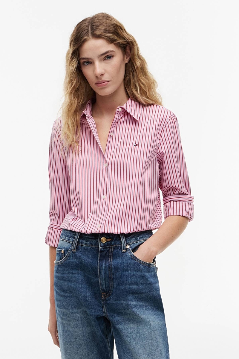 Tommy Hilfiger Kadın Gömlek WW0WW51155