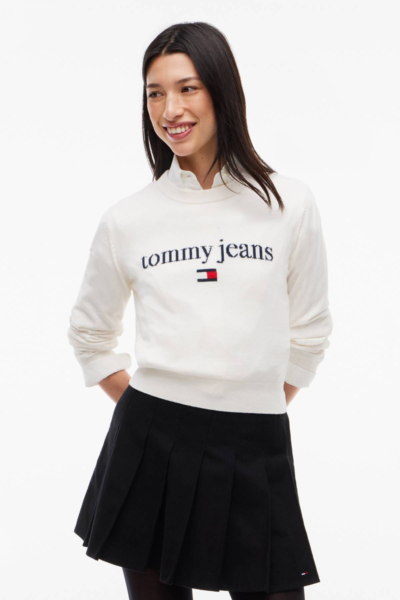 Tommy Jeans Kadın Kazak DW0DW23356