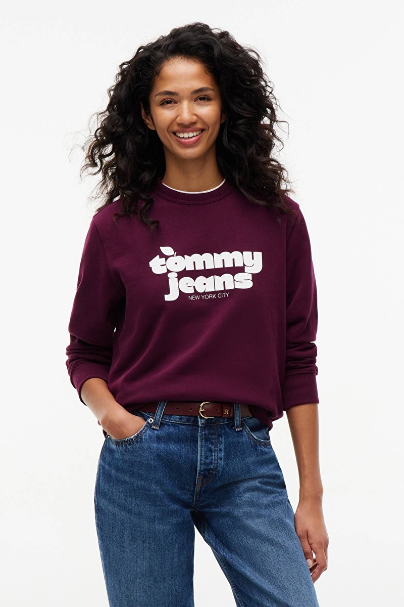 Tommy Jeans Kadın Sweatshirt DW0DW23306