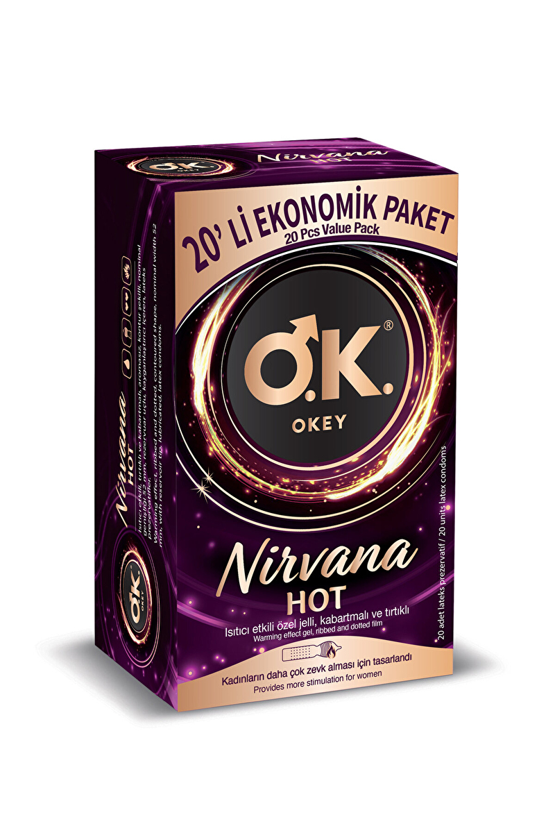 Okey Prezervatif Ekonomik 20'li Nirvana Hot