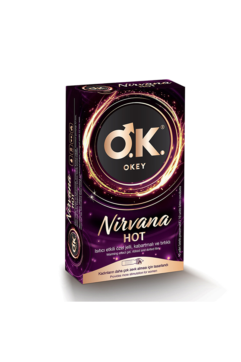 Okey Prezervatif 10'lu Nirvana Hot