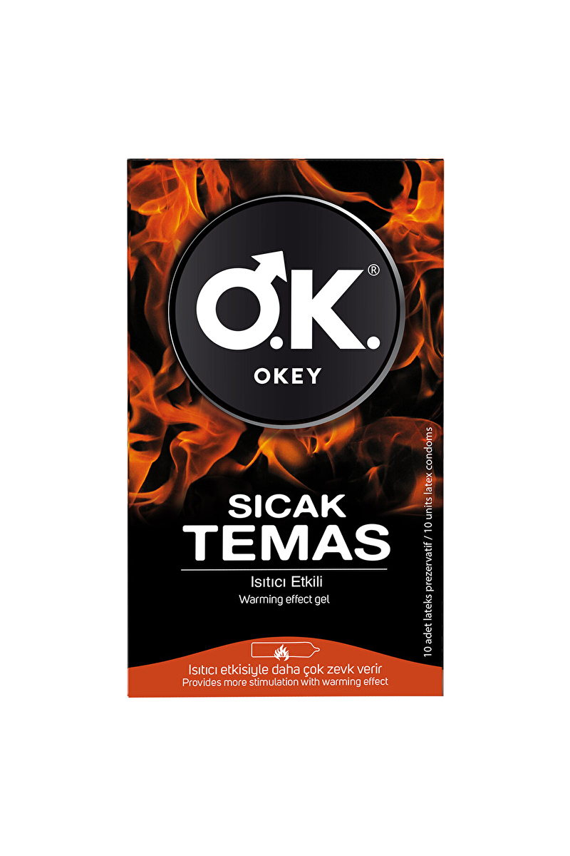 Okey Prezervatif Sıcak Temas 10'lu