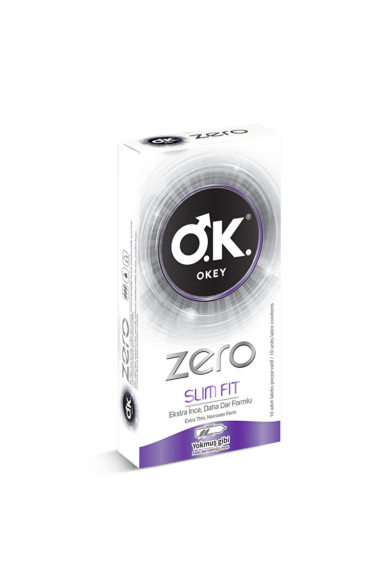 Okey Prezervatif Zero Slim Fit 10'lu