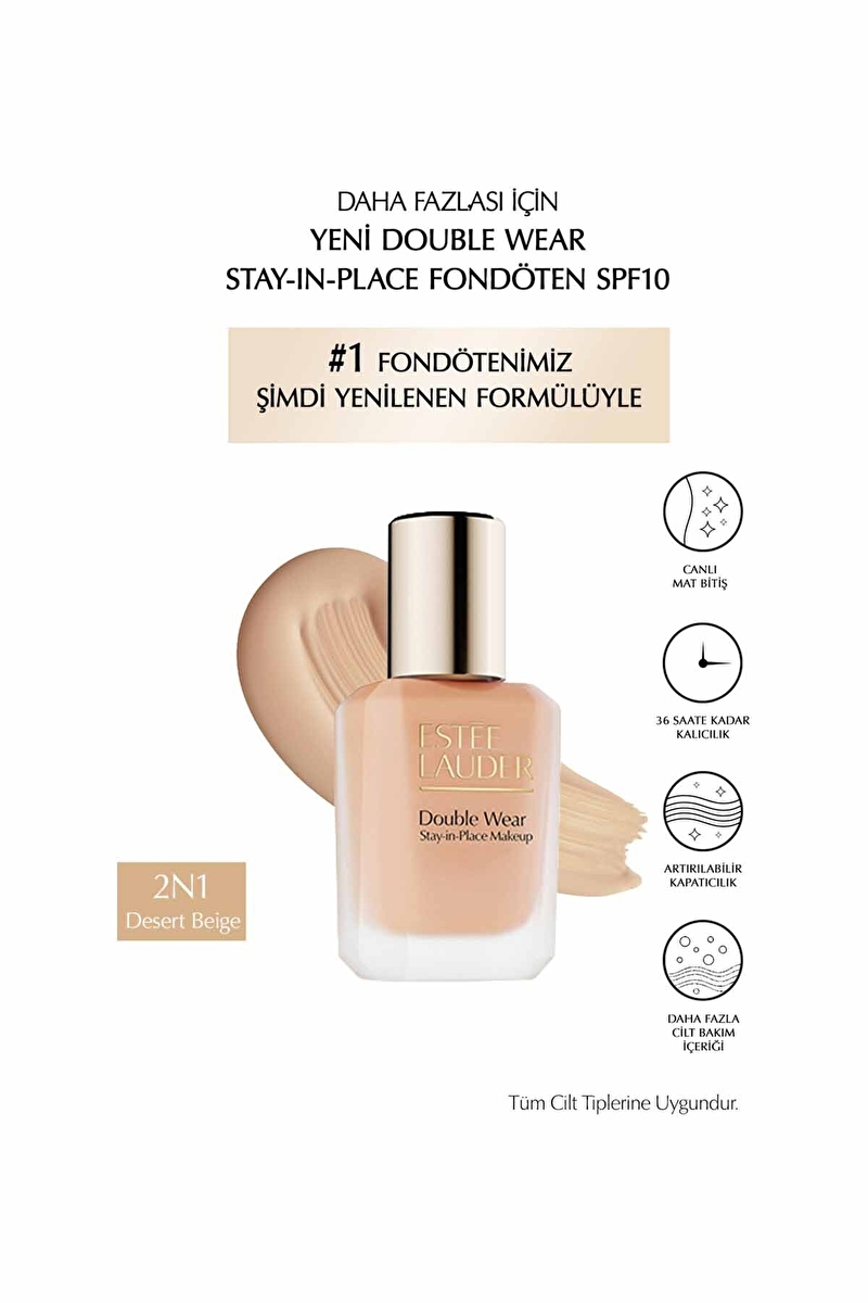 Double Wear Stay-in-Place Fondöten SPF10 2N1