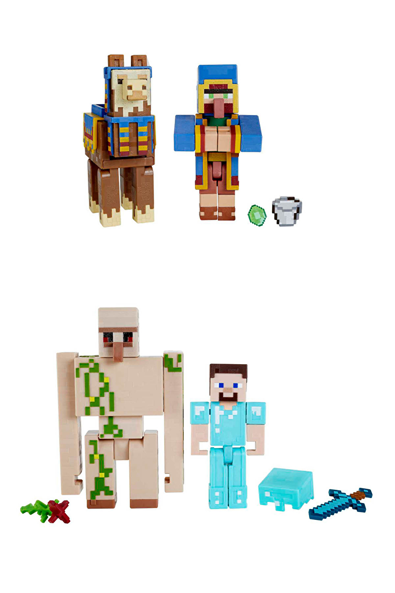 Minecraft 3.25inch-8.25cm Figürler – İkili Paket GTT53