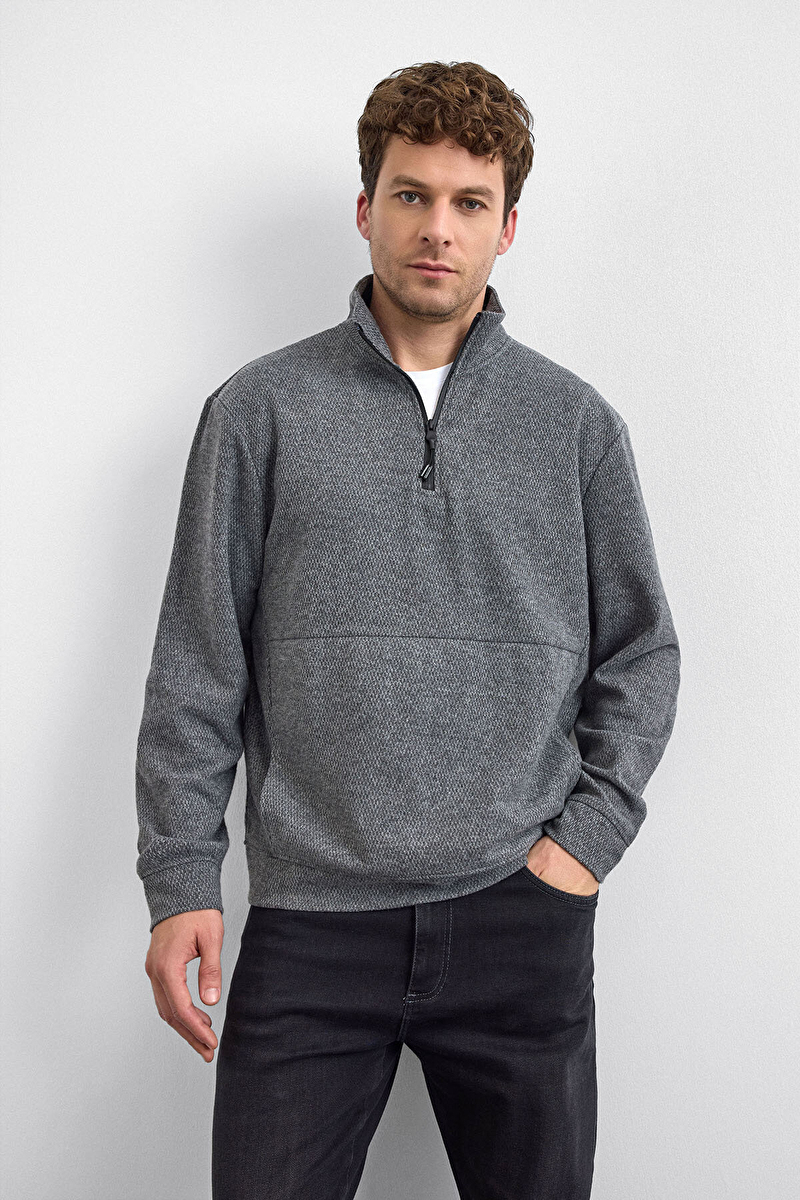 Back&Bond Erkek Sweatshirt B35W12021