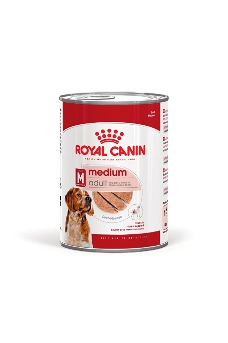 Royal Canin Orta Irklar için Yaş Konserve Köpek Maması 410g