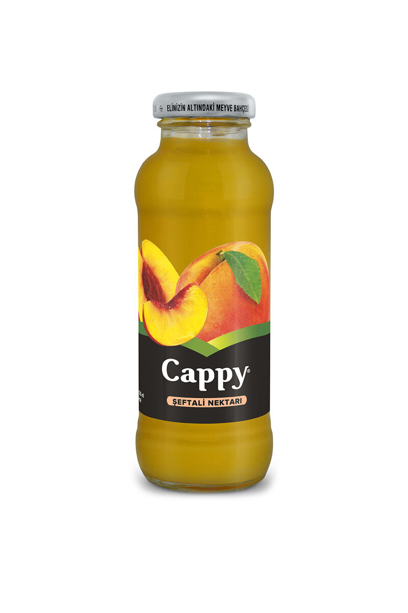 Cappy Meyve Suyu Cam 250 ml Şeftali