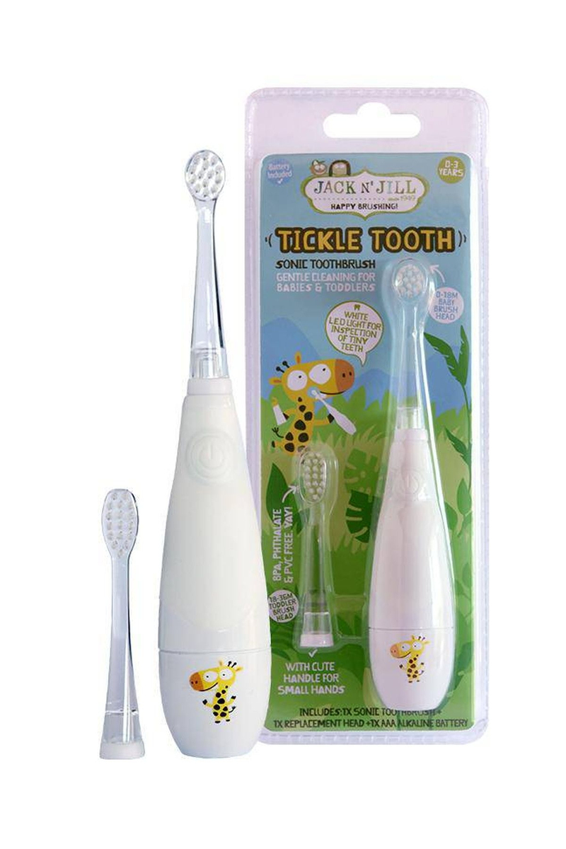 Jack N' Jill Tickle Tooth Sonic Pilli ve Işıklı Çocuk Diş Fırçası