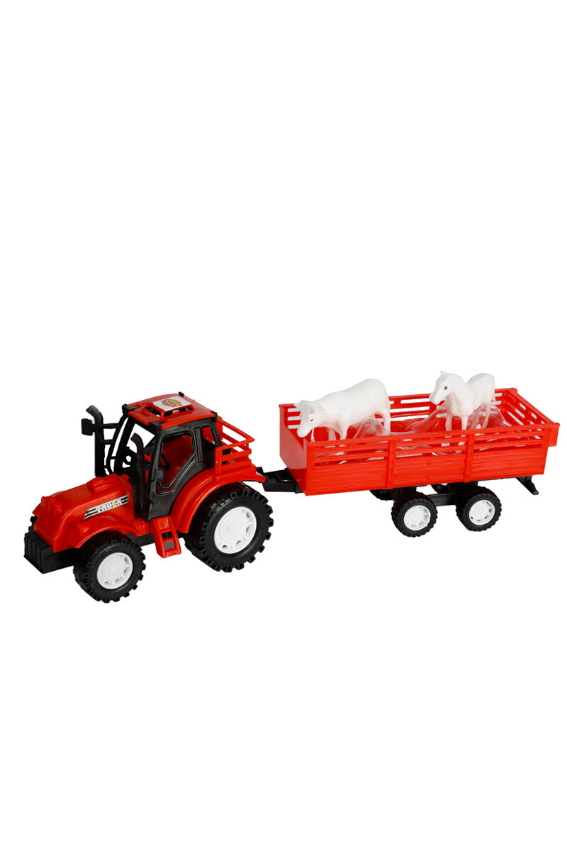 Oyuncak Vakumda Hayvanlı Traktor Set
