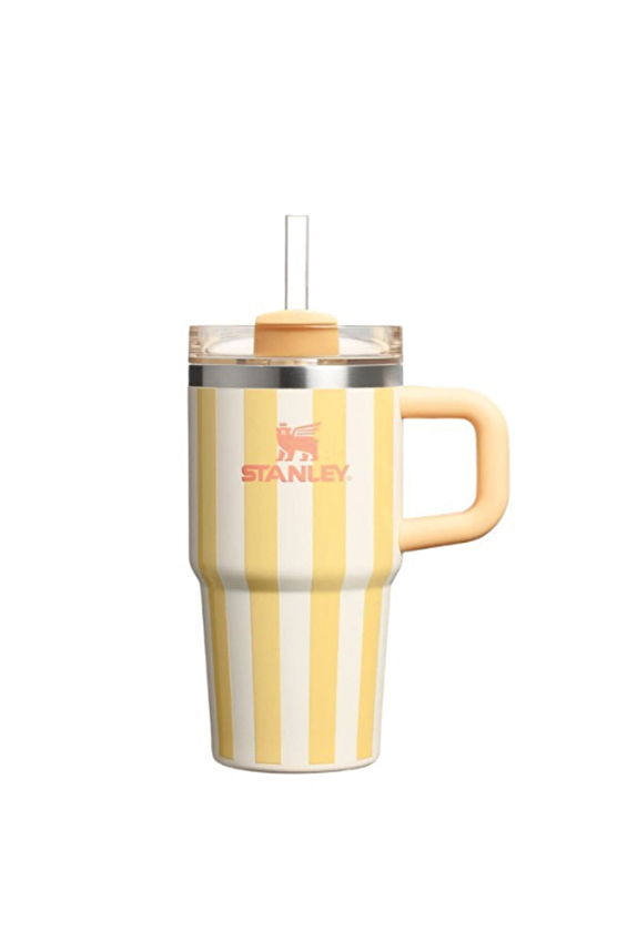 Stanley The Quencher H2.0 FlowState Butter Cabana Gloss Pipetli Termos 0,6 Litre Stanley The Quencher H2.0 FlowState Butter Cabana Gloss Pipetli Termos 0,6 Litre