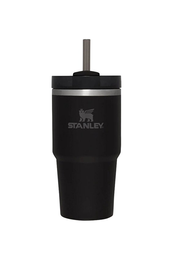 Stanley Quencher H2.O FlowState Tumbler Pipetli Termos Blackl 0.6 Litre