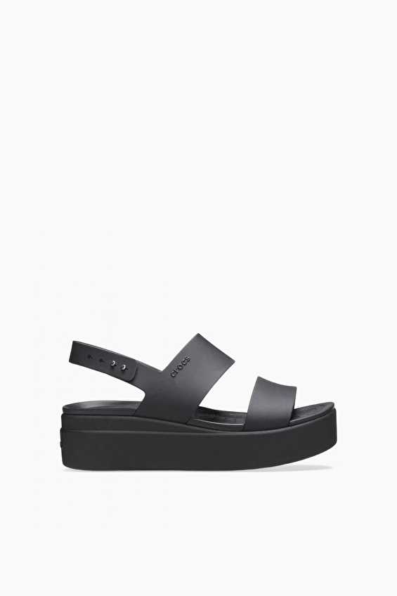 Crocs Kadın Brooklyn Low Wedge W Sandalet 206453 060 Z Siyah