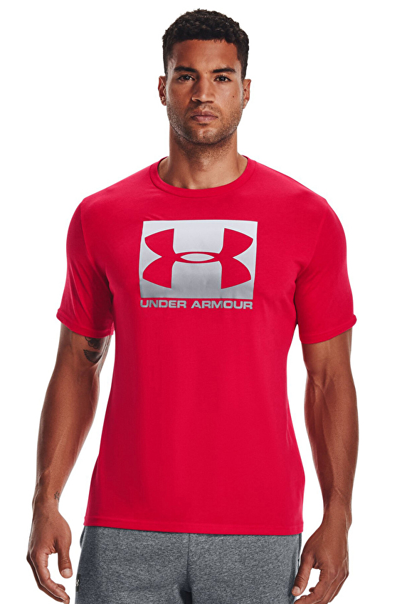Under Armour Boxed Sportstyle Regular Fit Bisiklet Yaka Erkek Tişört 1329581 600 Kırmızı Under Armour Boxed Sportstyle Regular Fit Bisiklet Yaka Erkek Tişört 1329581 600 Kırmızı
