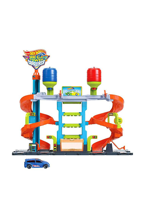 Hot Wheels Mega Araba Yıkama Kulesi Hot Wheels Mega Araba Yıkama Kulesi