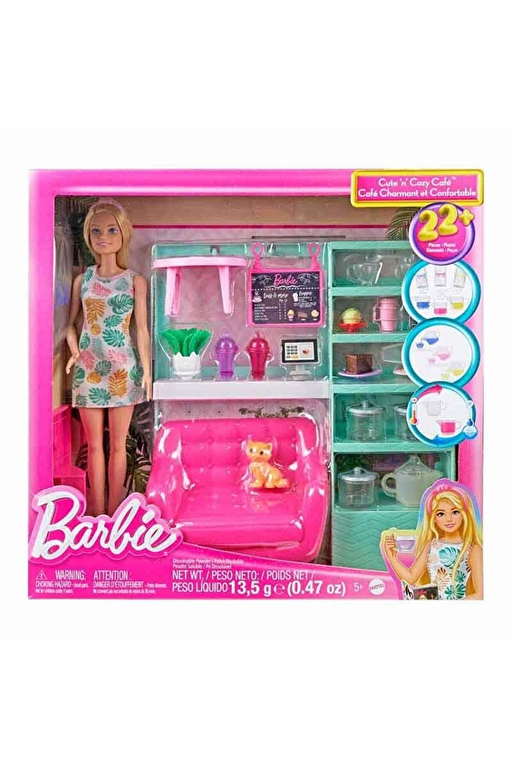 Oyuncak Barbie'nin Çay Saati Oyun Seti