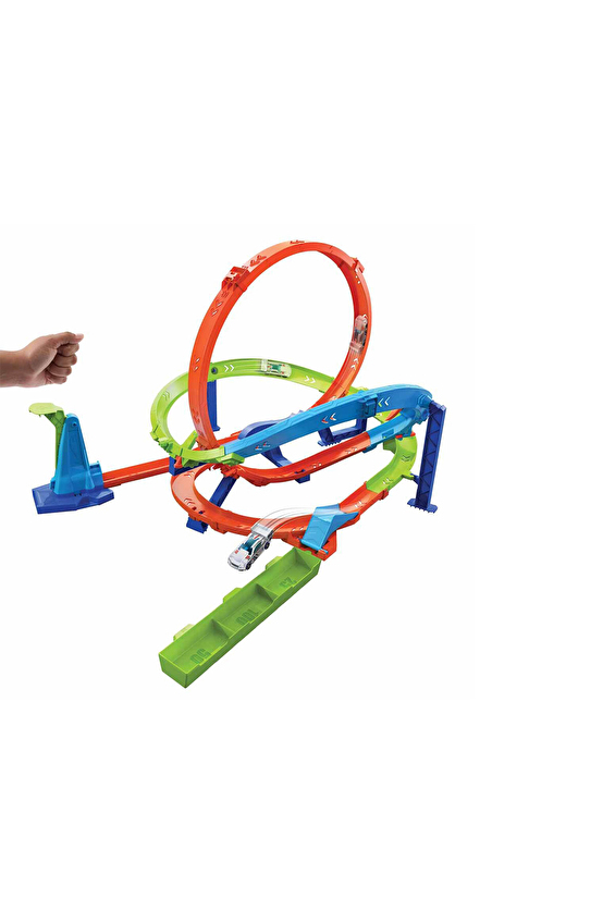 Hot Wheels Bumerang Çemberli Yarış Pisti Hot Wheels Bumerang Çemberli Yarış Pisti