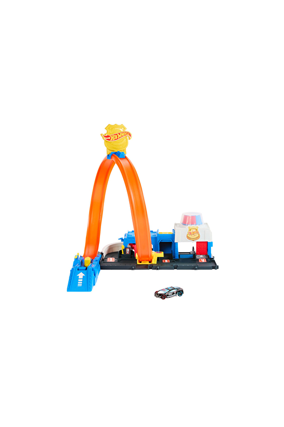 Hot Wheels® Polis İstasyonu Oyun Seti JBM71 Hot Wheels® Polis İstasyonu Oyun Seti JBM71