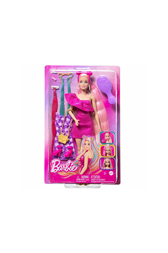 Barbie Upuzun Muhteşem Saçlı Bebekler Pembe Saçlı Bebek JDC85 Barbie Upuzun Muhteşem Saçlı Bebekler Pembe Saçlı Bebek JDC85